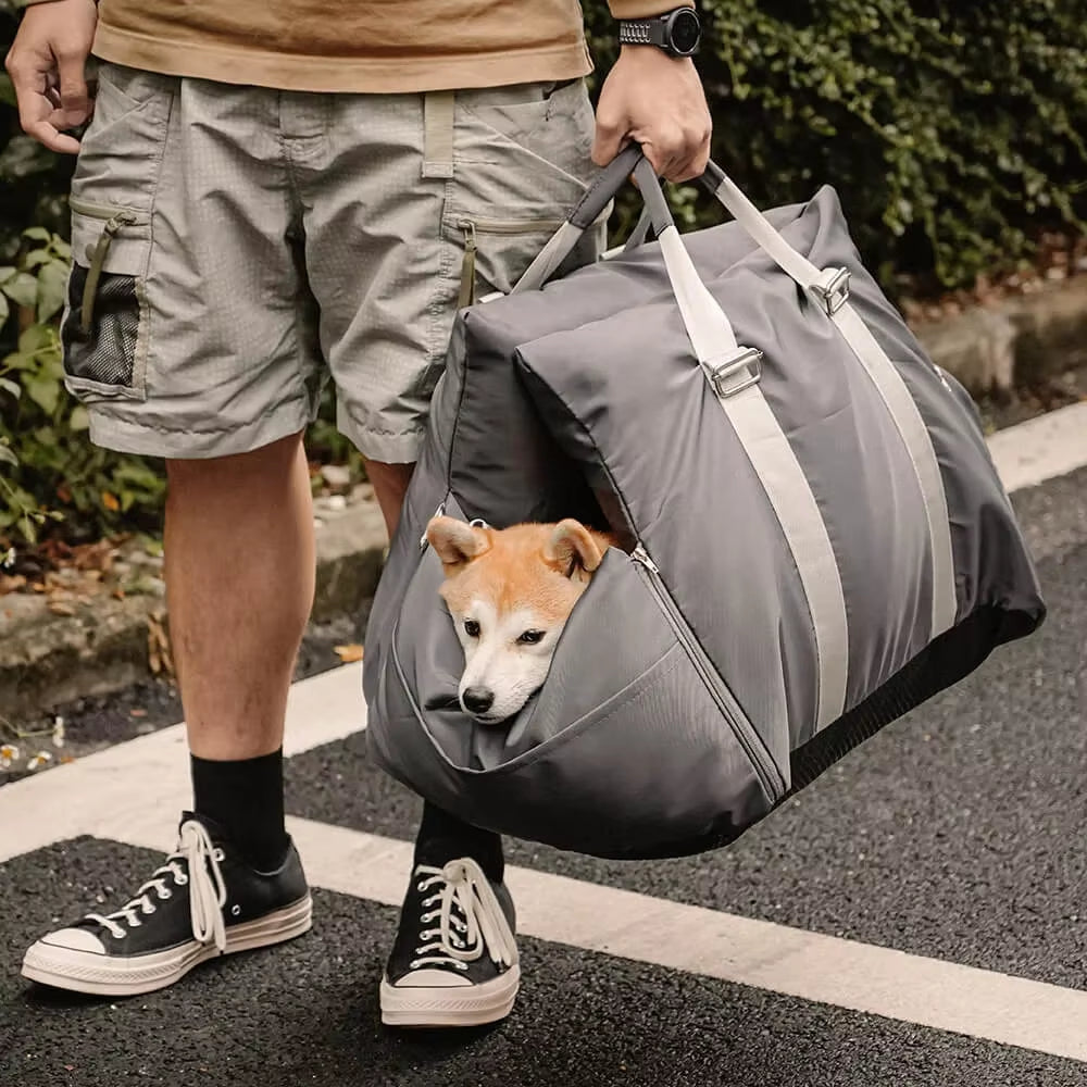 Plush Dog Car Booster Seat and Dog Carrier