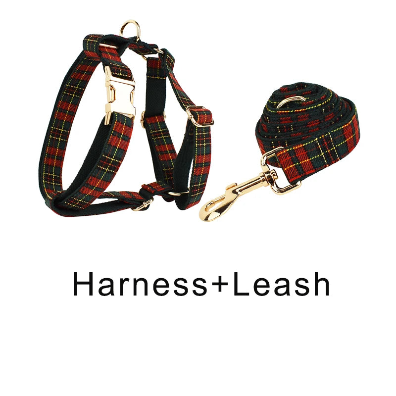 Luxury Dog Leash & Harness Set for Xmas & Special Occasions