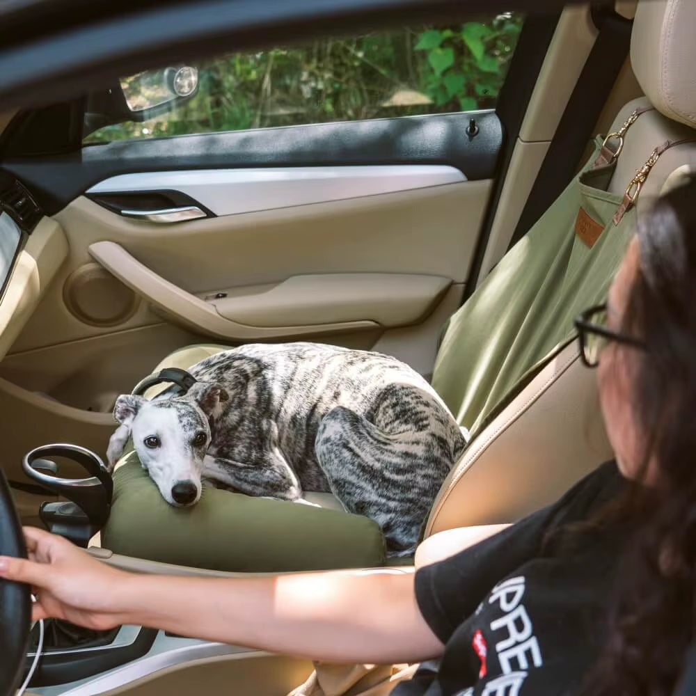 Luxury Doggie Seat for Car - Single or Double Seat Cover Comfort
