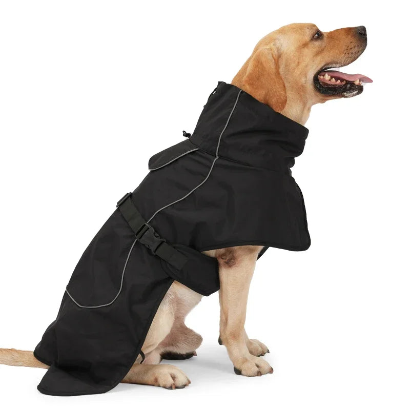 Light Fleece Lined Dog Raincoat