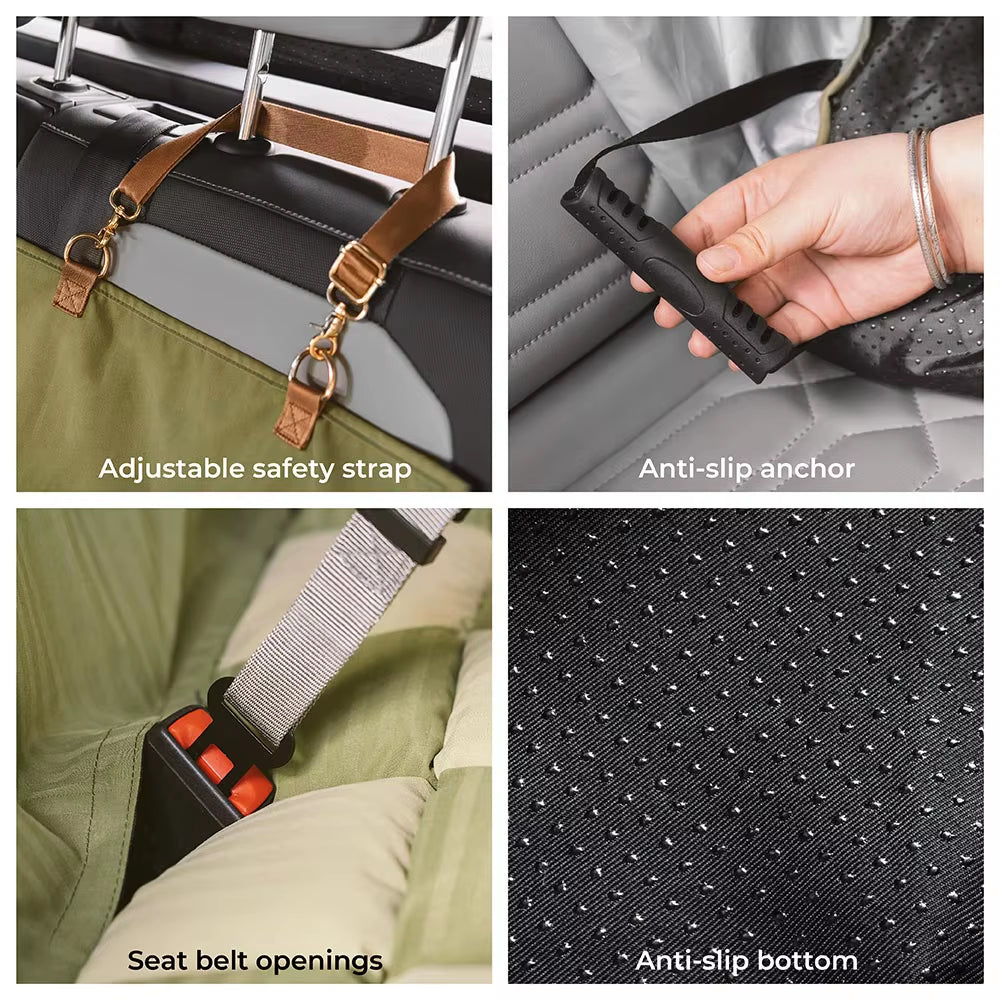 Luxury Doggie Seat for Car - Single or Double Seat Cover Comfort
