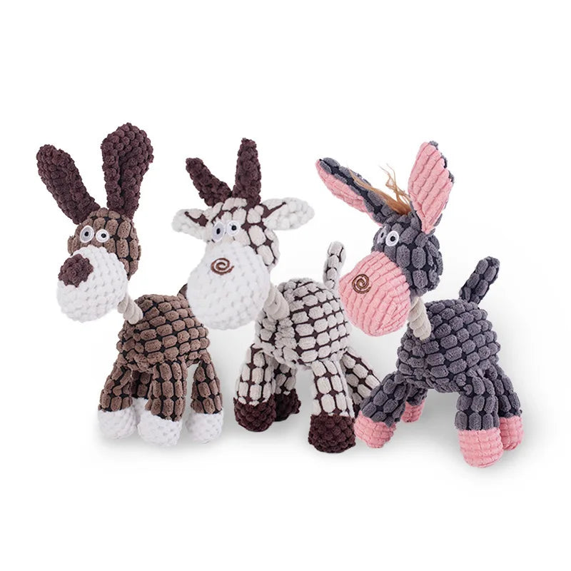Plush Dog Squeaky Toy
