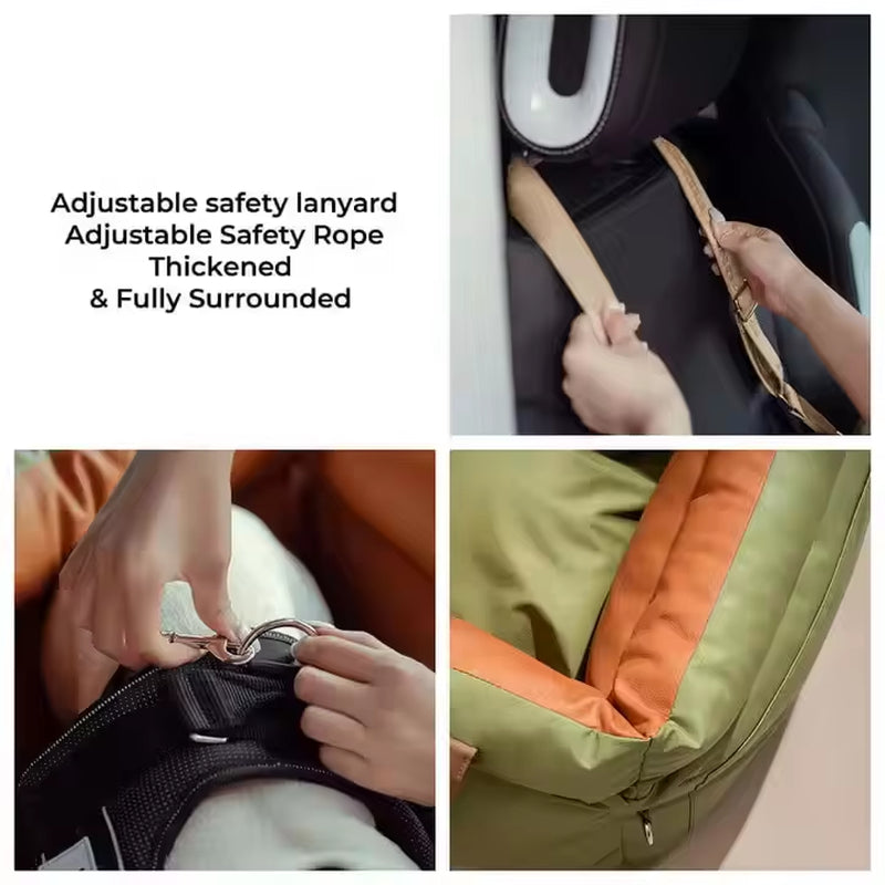 Ultimate Comfort Dog Car Bed and Car Seat Booster