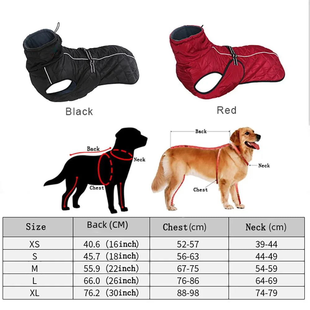 Adventure-Ready Waterproof Lined Dog Coat