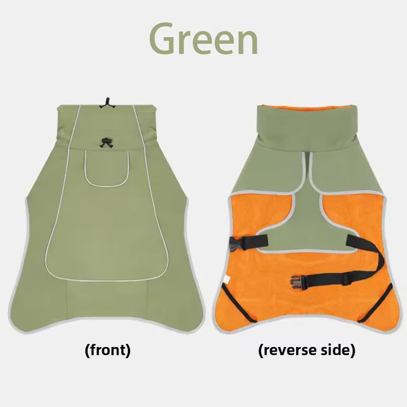 Rugged Outdoor Dog Raincoat 