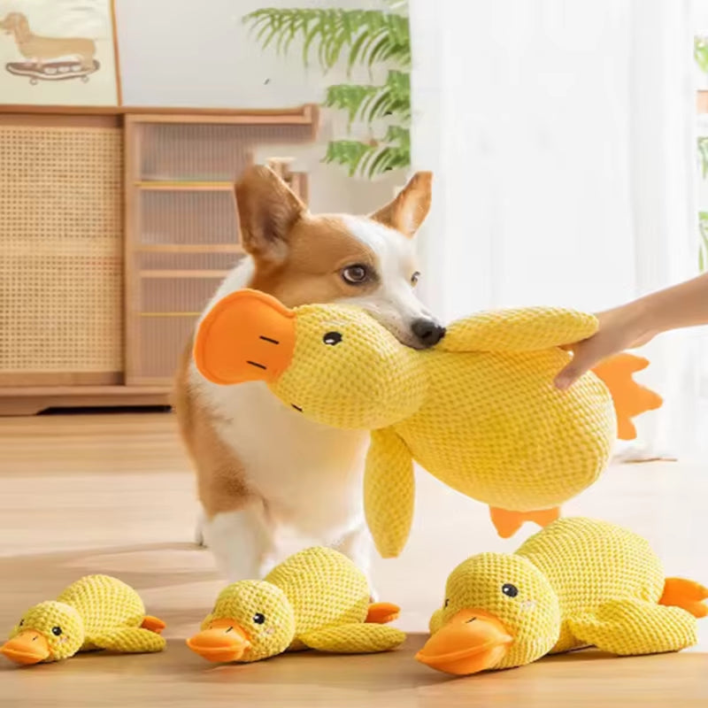 Calming Duck Dog Toy that Quacks