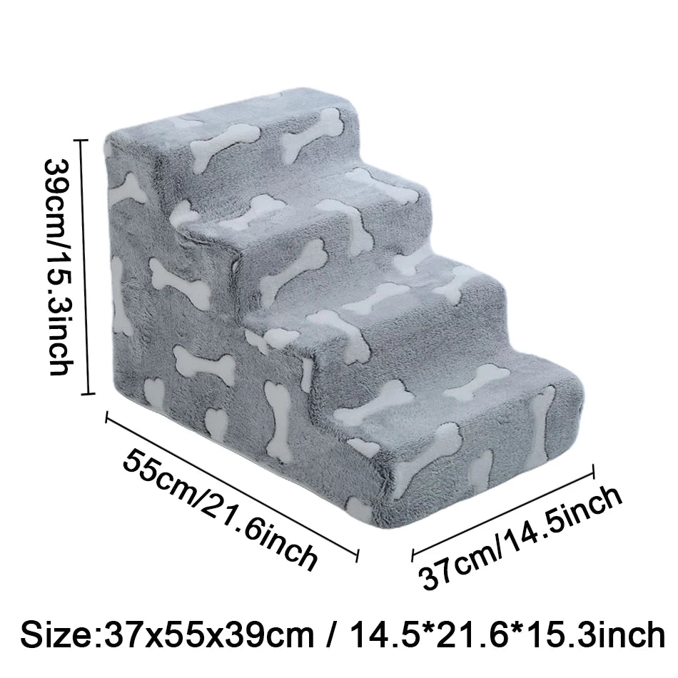 Doggie Bone Lightweight Dog Steps for Beds & Couches