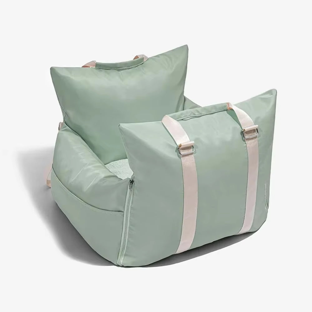 Plush Dog Car Booster Seat and Dog Carrier