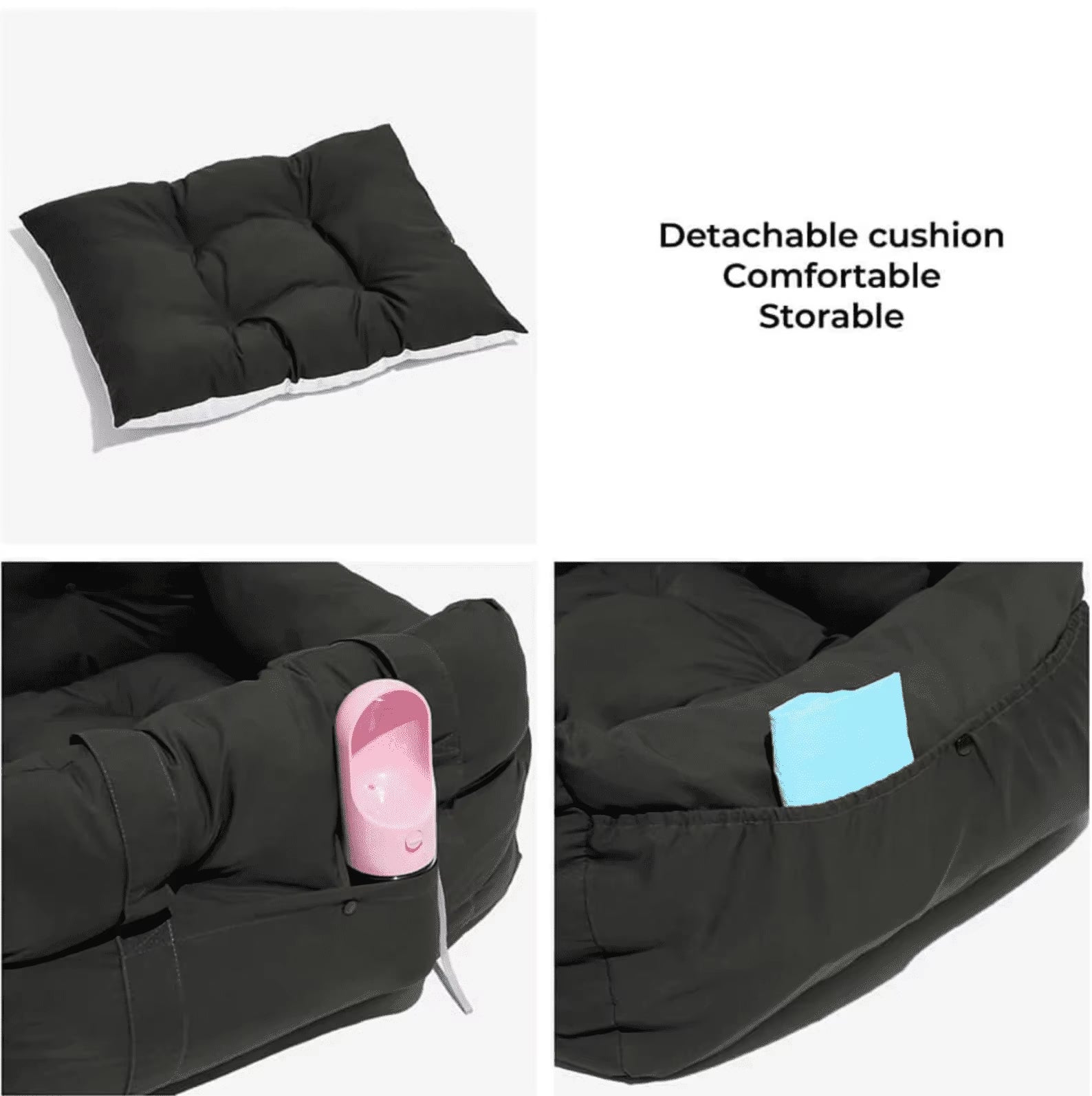 Multi-Use Premium Portable Dog Car Seat for Travel & Home