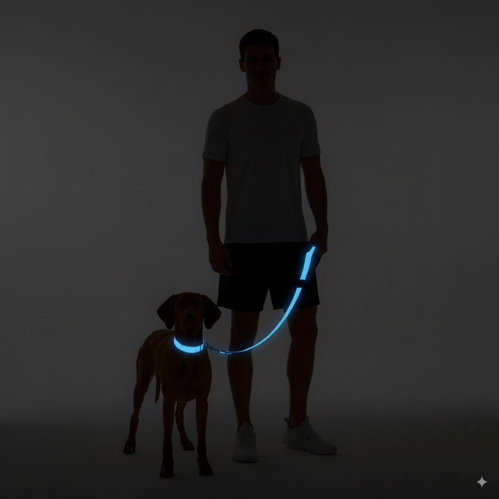 Reflective Dog Lead – Durable, Comfortable & Safe for Night Walks