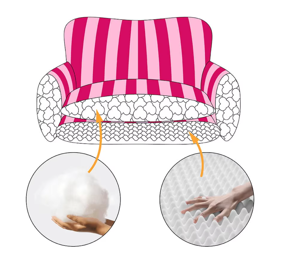 Luxury Dog Sofa Bed with Orthopedic Support
