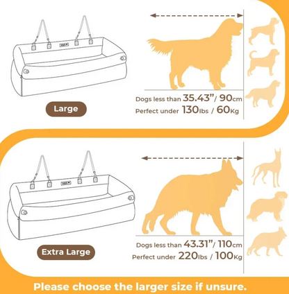 Ultimate Comfort Dog Car Bed and Car Seat Booster
