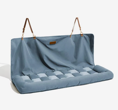Luxury Doggie Seat for Car - Single or Double Seat Cover Comfort