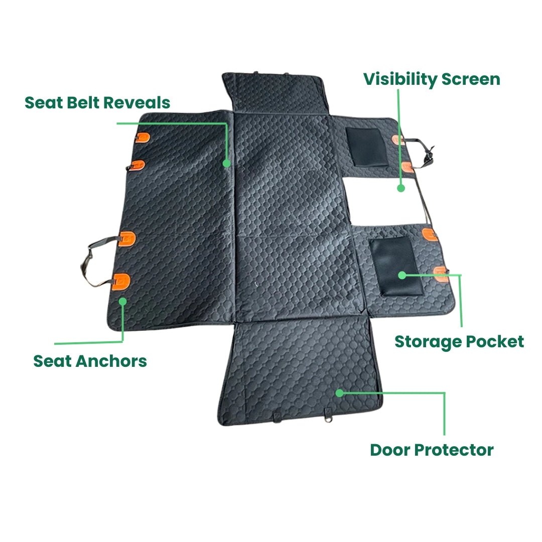 Hard Bottom Dog Seat Cover – Heavy Duty Back Seat Protector for Australian Dogs