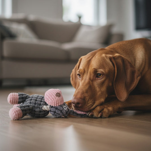 Plush Dog Squeaky Toy