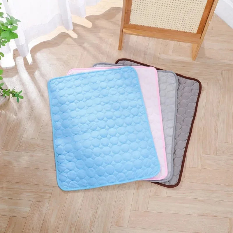 Ice Silk Dog Cooling Mat ❄️