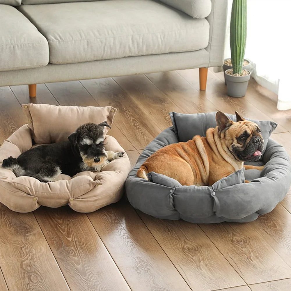 Extra Comfy Multi-Purpose Dog Car Bed and Travel Mat for Small Dogs