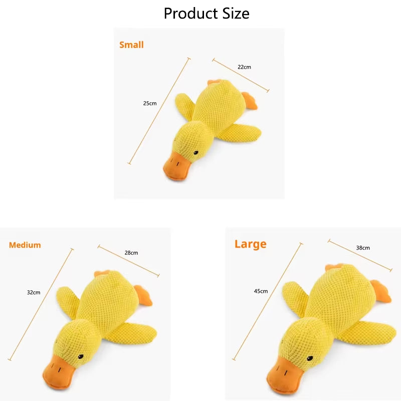 Calming Duck Dog Toy that Quacks