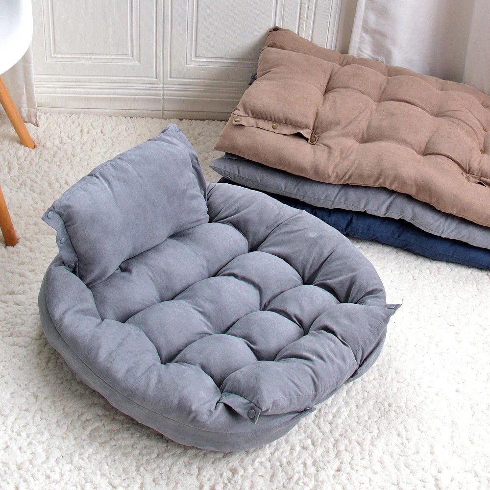 Extra Comfy Multi-Purpose Dog Car Bed and Travel Mat for Small Dogs