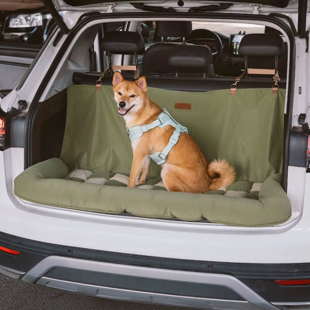 Luxury Doggie Seat for Car - Single or Double Seat Cover Comfort