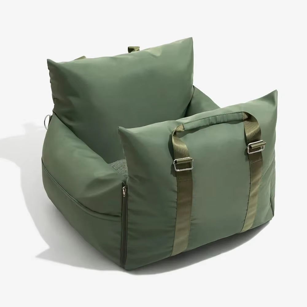 Plush Dog Car Booster Seat and Dog Carrier