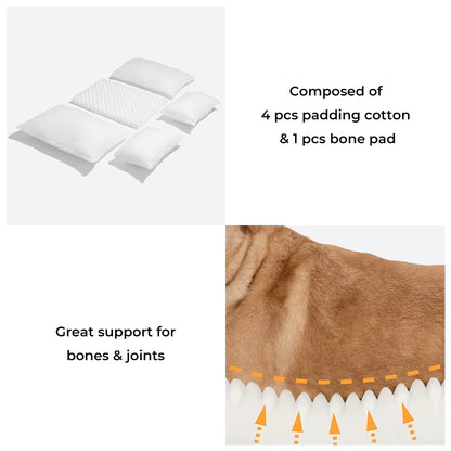 Luxury Dog Sofa Bed with Orthopedic Support