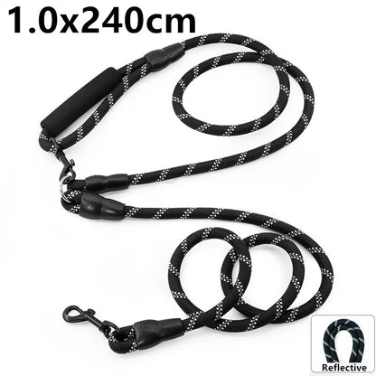 Reflective No Hands Dog Leash