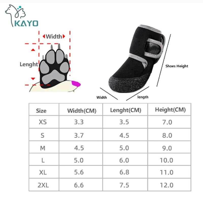 Durable Waterproof Dog Boots