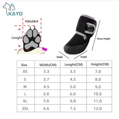 Durable Waterproof Dog Boots