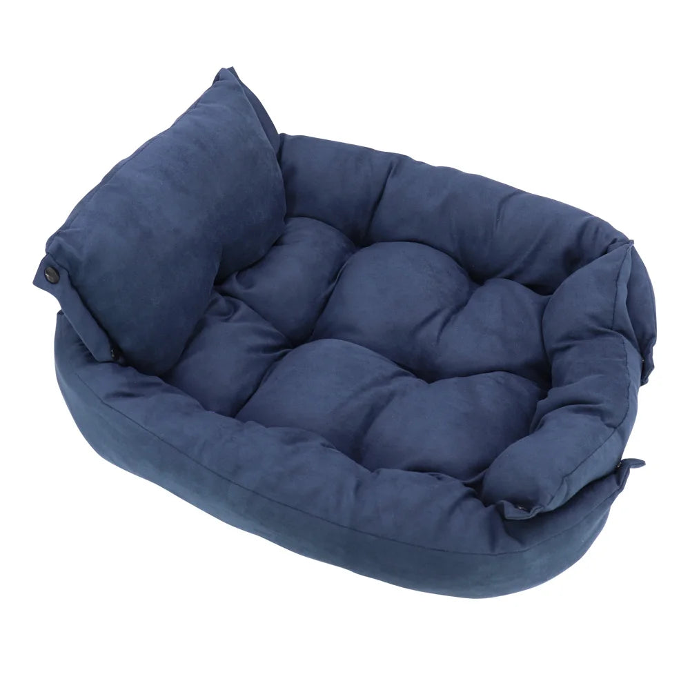 Extra Comfy Multi-Purpose Dog Car Bed and Travel Mat for Small Dogs