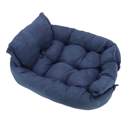 Extra Comfy Multi-Purpose Dog Car Bed and Travel Mat for Small Dogs