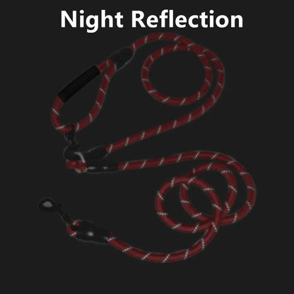 Reflective No Hands Dog Leash