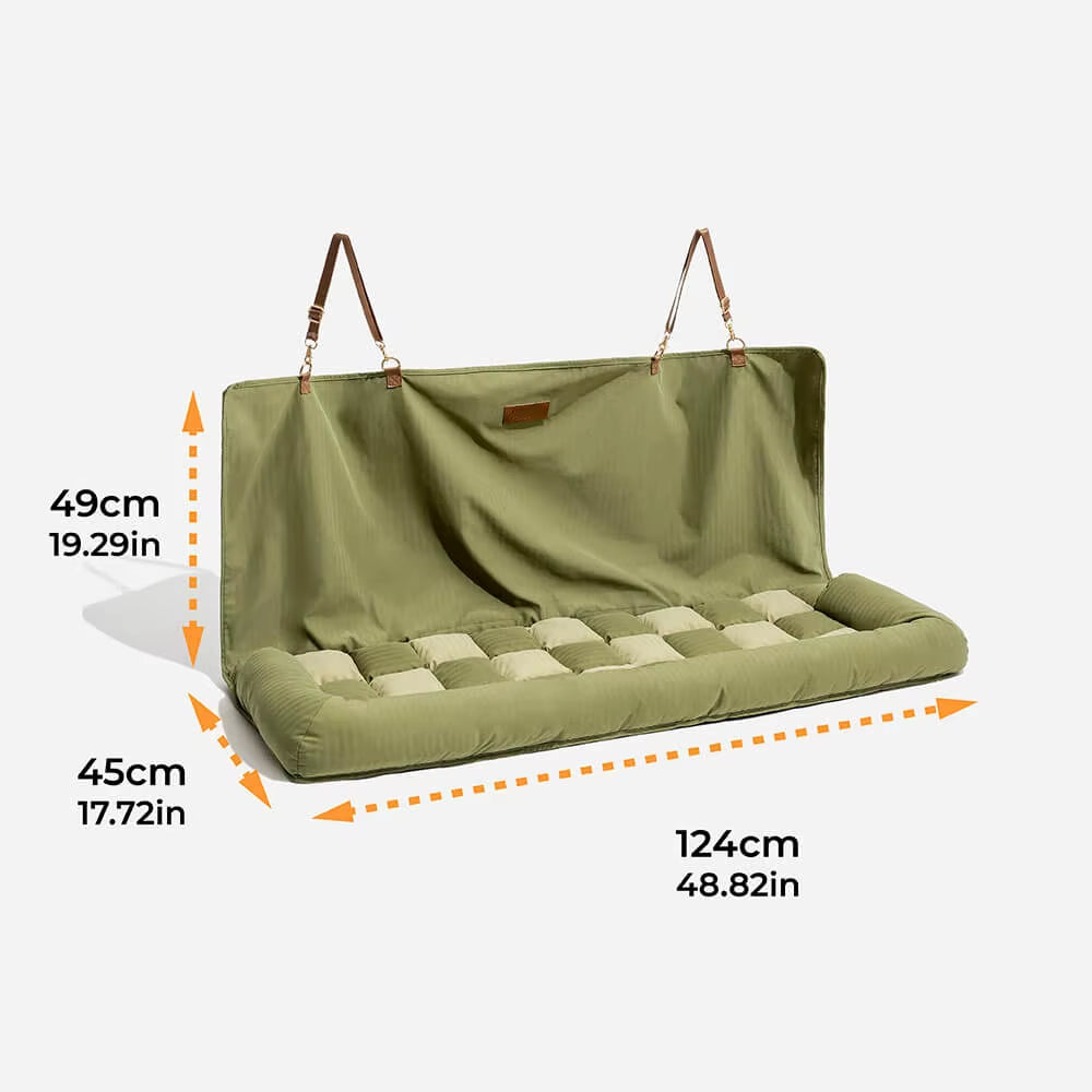 Luxury Doggie Seat for Car - Single or Double Seat Cover Comfort