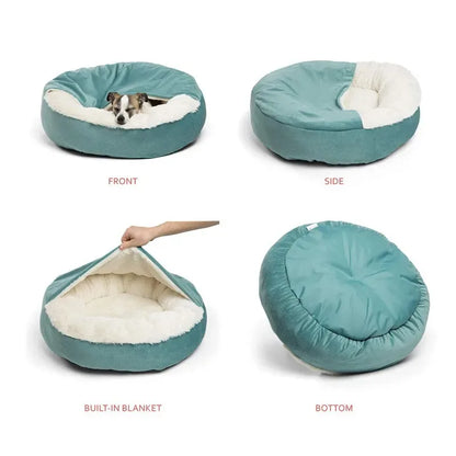 Cozy Cuddler Calming Dog Bed