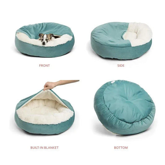 Cozy Cuddler Calming Dog Bed