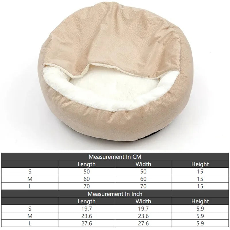 Cozy Cuddler Calming Dog Bed