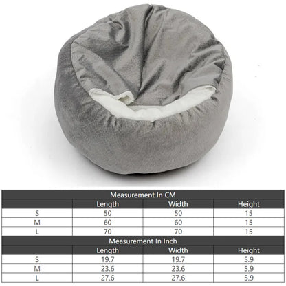 Cozy Cuddler Calming Dog Bed