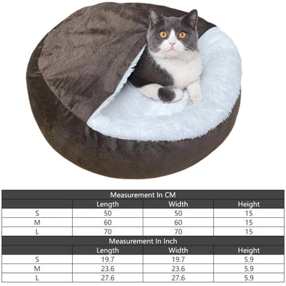 Cozy Cuddler Calming Dog Bed