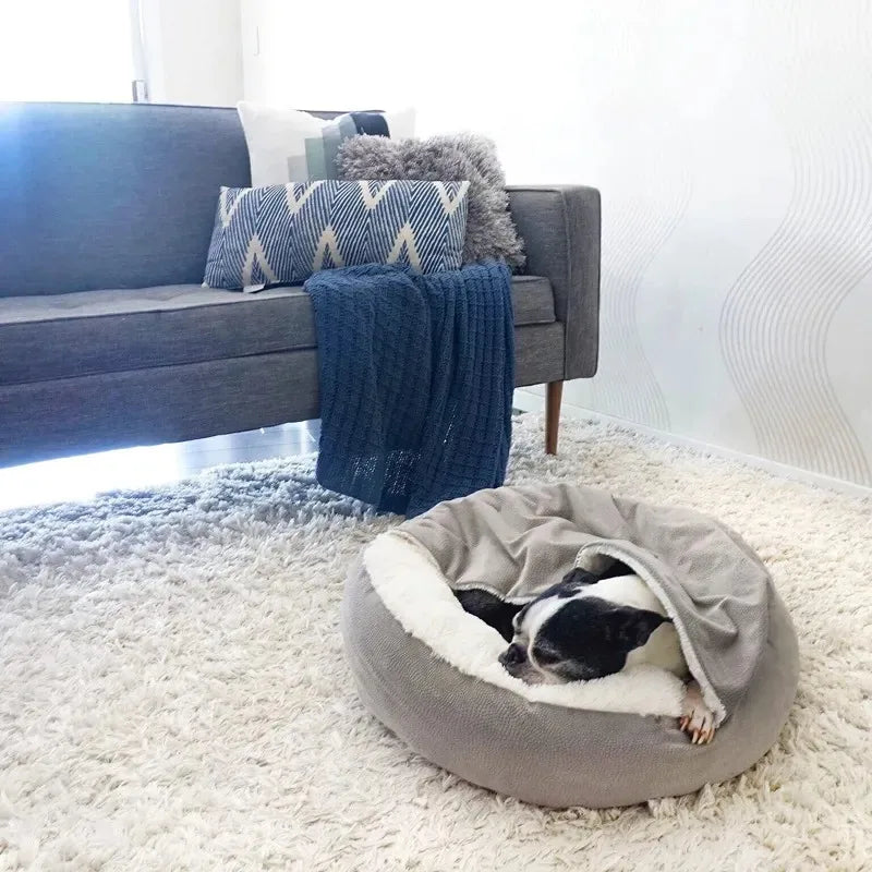 Cozy Cuddler Calming Dog Bed