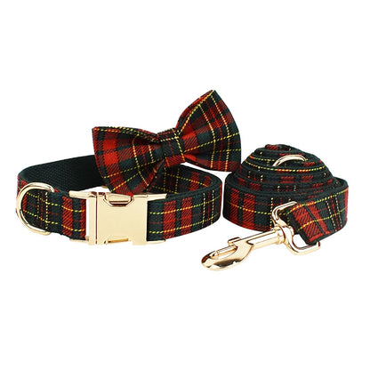 Luxury Dog Leash  & Harness Set for Xmas & Special Occasions 