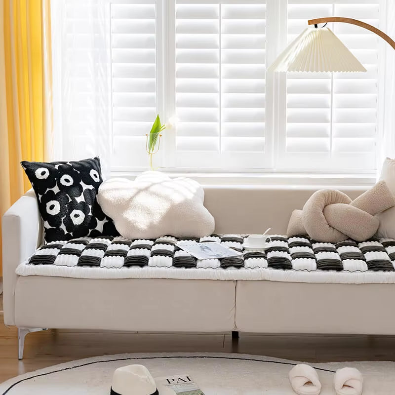 Perfectly Cute Plaid Dog Car Bed, Travel Matress or Couch Cover