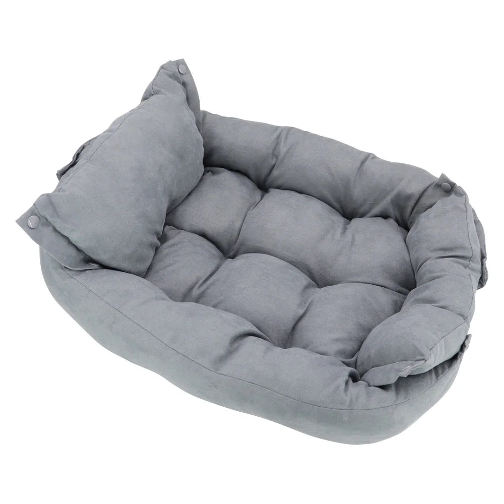 Extra Comfy Multi-Purpose Dog Car Bed and Travel Mat for Small Dogs