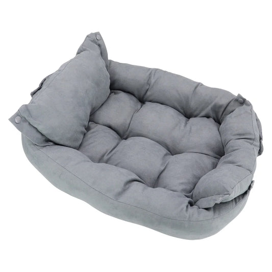 Extra Comfy Multi-Purpose Dog Car Bed and Travel Mat for Small Dogs