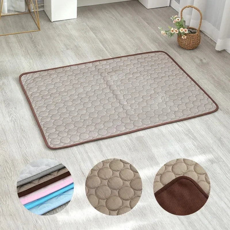 Ice Silk Dog Cooling Mat ❄️