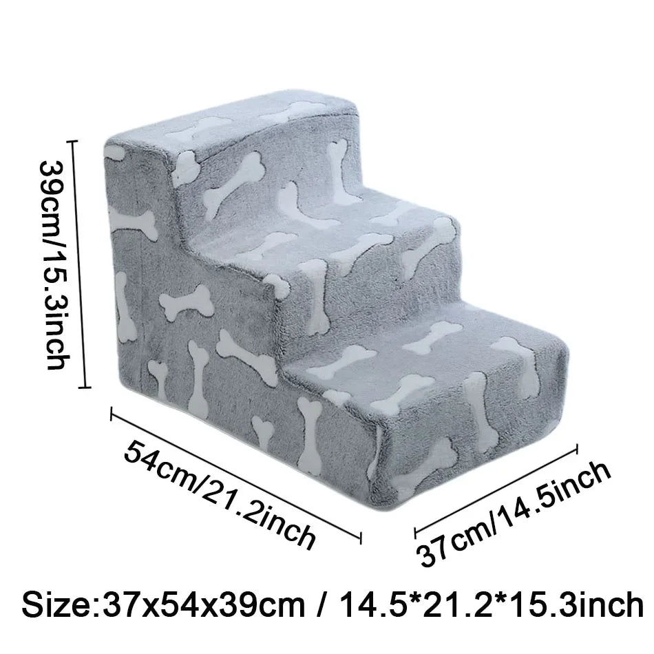 Doggie Bone Lightweight Dog Steps for Beds & Couches