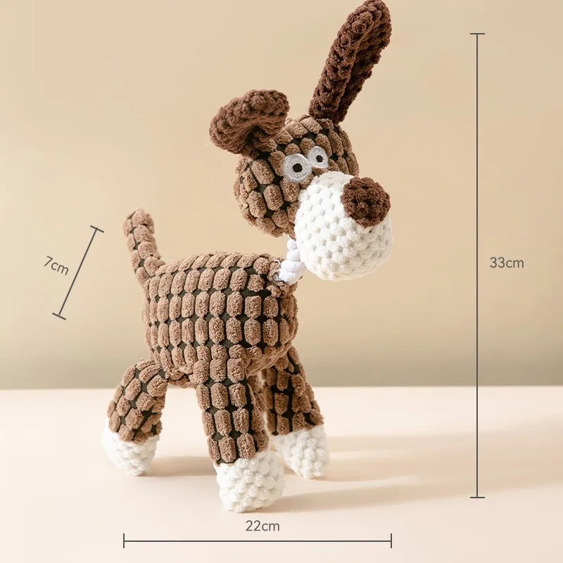 Plush Dog Squeaky Toy