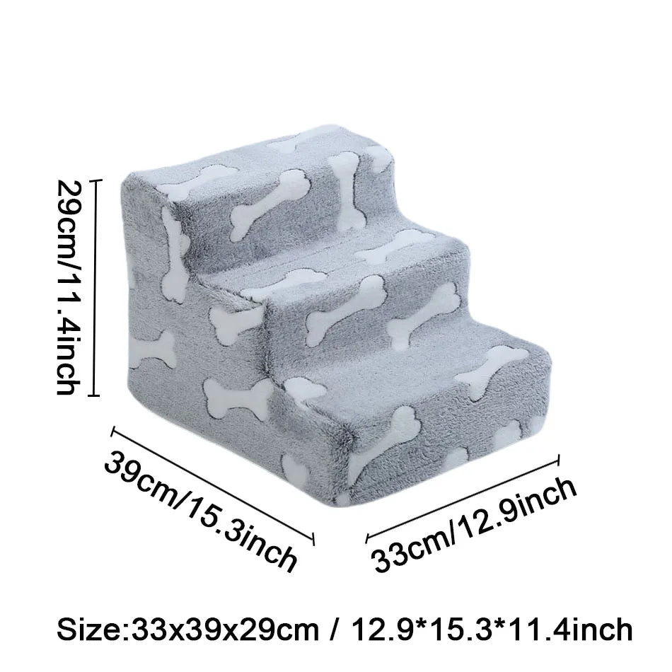 Doggie Bone Lightweight Dog Steps for Beds & Couches