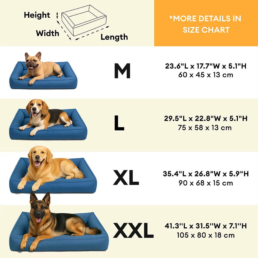 Waterproof Memory Foam Dog Bed for the Australian Outdoors