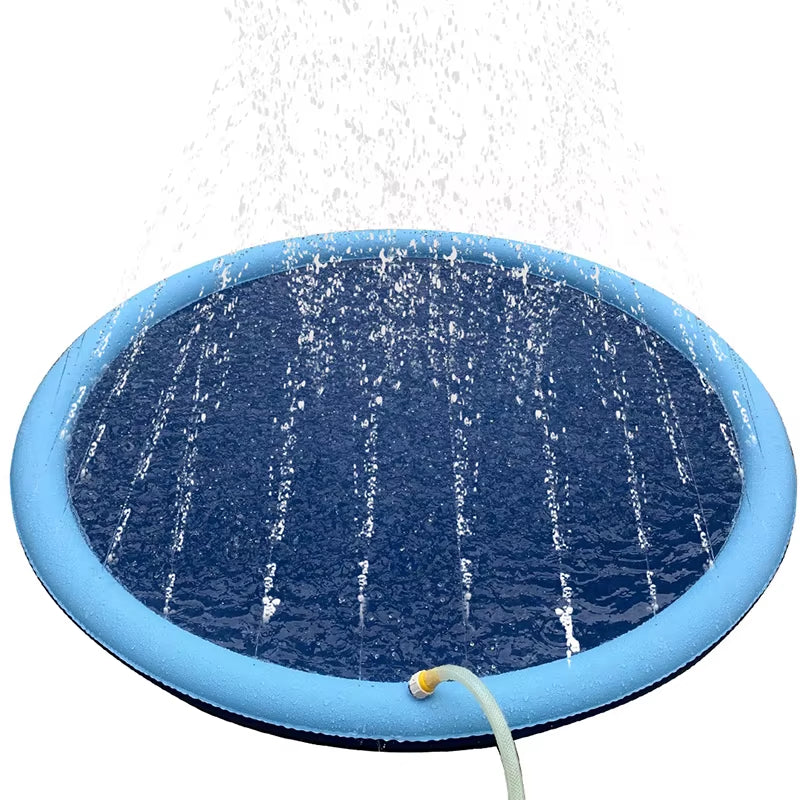 Interactive Dog Sprinkler Pad for Hot Day Play