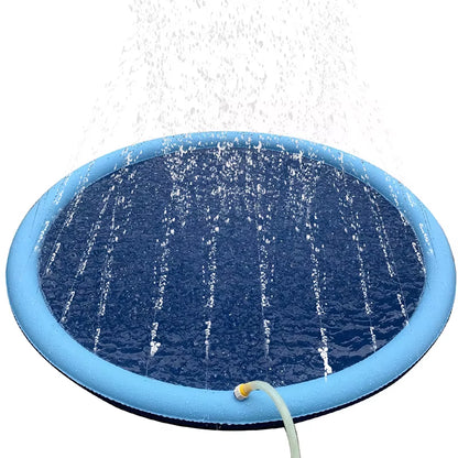 Interactive Dog Sprinkler Pad for Hot Day Play